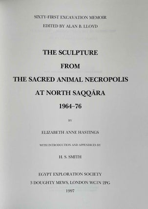 The Sculpture from the Sacred Animal Necropolis at North Saqqâra, 1964-76[newline]M8392-02.jpeg