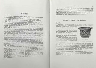 Der geometrische Stil in Italien. Archäologische Grundlagen der frühesten, historischen Zeit Italiens.