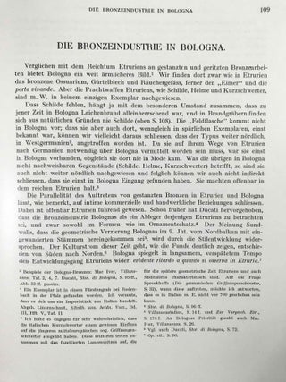 Der geometrische Stil in Italien. Archäologische Grundlagen der frühesten, historischen Zeit Italiens.