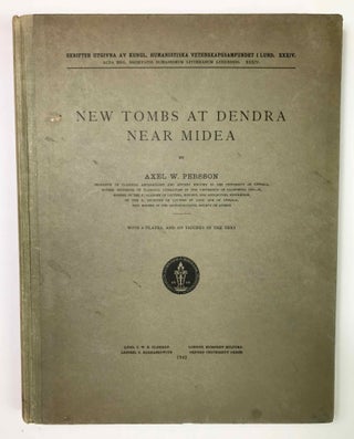 Item #M8400 New tombs at Dendra near Midea. PERSSON Axel W