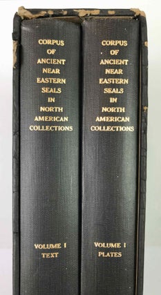 Corpus of Ancient Near Eastern Seals in North American Collections. Vol. I: The collection of the Pierpont Morgan Library, catalogued and edited by Edith Porada in collaboration with Briggs Buchanan (all published). Text and Plates. (complete set)[newline]M8401-01.jpeg