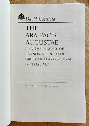 The Ara Pacis Augustae and the imagery of abundance in later Greek and early Roman imperial art[newline]M8403-02.jpeg
