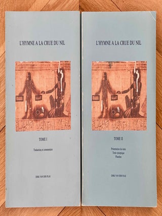 Item #M8412a L'hymne &agrave; la crue du Nil. Tome I: Traduction et commentaire. Tome II:...