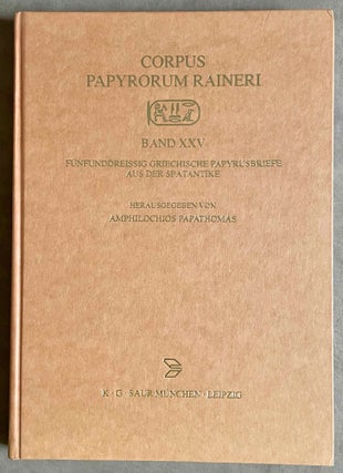 Item #M8468 Fünfunddreissig griechische Papyrusbriefe aus der Spätantike. PAPATHOMAS Amphilochios