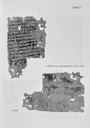 Fünfunddreissig griechische Papyrusbriefe aus der Spätantike