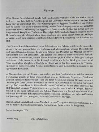 In Pharaos Staat. Festschrift für Rolf Gundlach zum 75. Geburststag.[newline]M8479-04.jpeg
