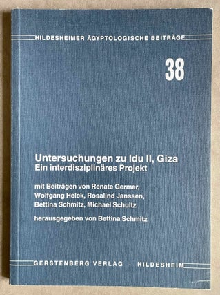 Item #M8480 Untersuchungen zu Idu II, Giza. Ein interdisziplinäres Projekt. SCHMITZ Bettina[newline]M8480-00.jpeg