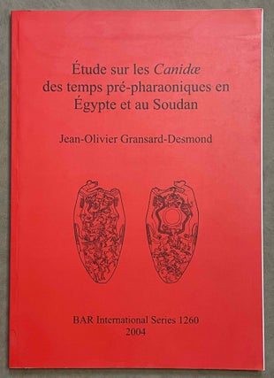 Item #M8483 Etude sur les "canidae" des temps pré-pharaoniques en Egypte et au Soudan....[newline]M8483-00.jpeg