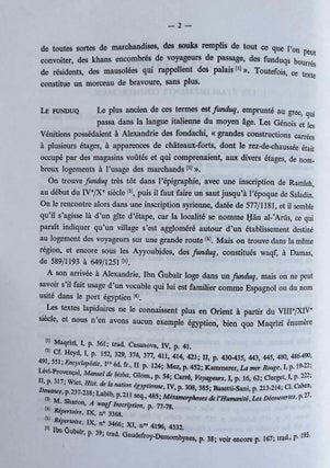 Les marchés du Caire. Traduction annotée du texte de Maqrizi.