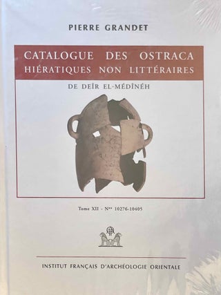 Item #M8491b Catalogue des ostraca hi&eacute;ratiques non litt&eacute;raires de Deir el-Med&icirc;neh. Tome XII:...[newline]M8491b-00.jpeg