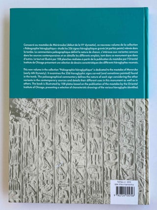 Le tombeau de M&eacute;r&eacute;rouka. Pal&eacute;ographie.[newline]M8492c-09.jpeg