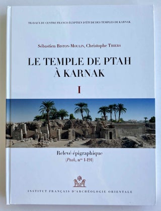Item #M8495 Le temple de Ptah à Karnak. Vol. I: relevé épigraphique (Ptah, nos 1-191). Vol....[newline]M8495-00.jpeg