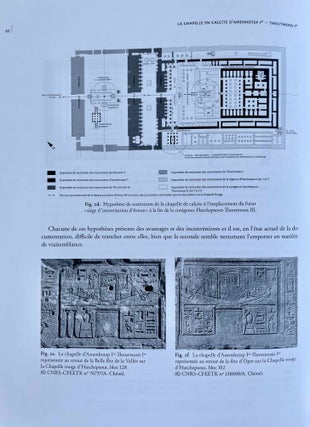 Les monuments d'Amenhotep Ier à Karnak I. La chapelle de barque en calcite aux noms d'Amenhotep Ier et de Thoutmosis Ier.
