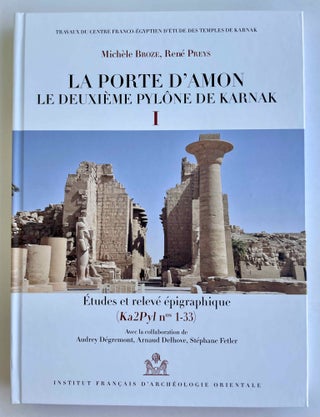 Item #M8501 La porte d'Amon. Le deuxième pylône de Karnak I: études et relevé épigraphique...[newline]M8501-00.jpeg