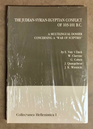 Item #M8507a The Judean-Syrian-Egyptian conflict of 103-101 B. C. A multilingual dossier...