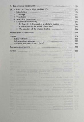 Grammatical papyri from Graeco-Roman Egypt. Contributions to the study of the ars grammatica in antiquity.