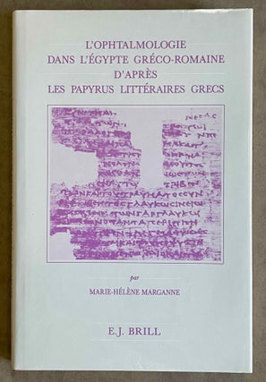 Item #M8511 L'ophtalmologie dans l'Egypte gréco-romaine d'après les papyrus littéraires grecs....[newline]M8511-00.jpeg