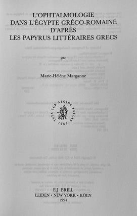 L'ophtalmologie dans l'Egypte gréco-romaine d'après les papyrus littéraires grecs[newline]M8511-01.jpeg