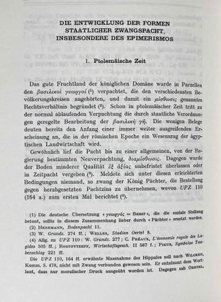 Epimerismos. Betrachtungen zur Zwangspacht in Ägypten während der Prinzipatszeit.
