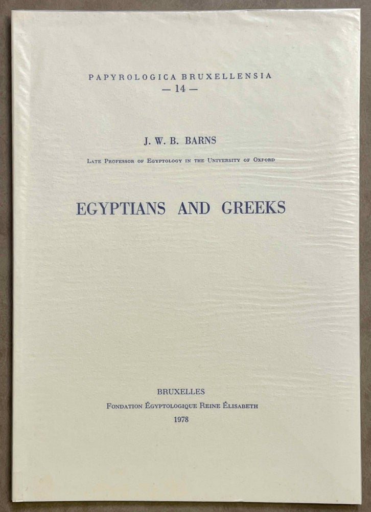Item #M8540 Egyptians and Greeks. BARNS John Wintour Baldwin.[newline]M8540-00.jpeg