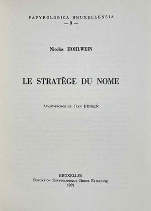 Le stratège du nome