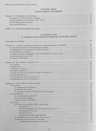 Karnak dans l'objectif de Georges Legrain. Catalogue raisonné des archives photographiques du premier directeur des travaux de Karnak de 1895 à 1917. 2 volumes (complete set)[newline]M8548b-05.jpeg