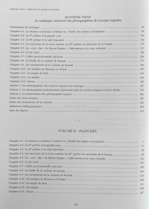 Karnak dans l'objectif de Georges Legrain. Catalogue raisonné des archives photographiques du premier directeur des travaux de Karnak de 1895 à 1917. 2 volumes (complete set)[newline]M8548b-24.jpeg