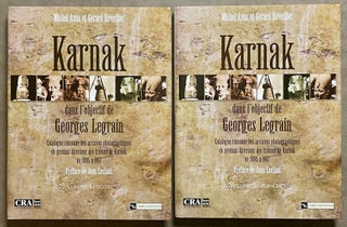 Item #M8548e Karnak dans l'objectif de Georges Legrain. Catalogue raisonné des archives...