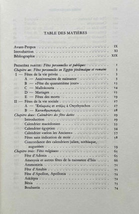 Fêtes d'Egypte ptolémaïque et romaine d'après la documentation papyrologique grecque