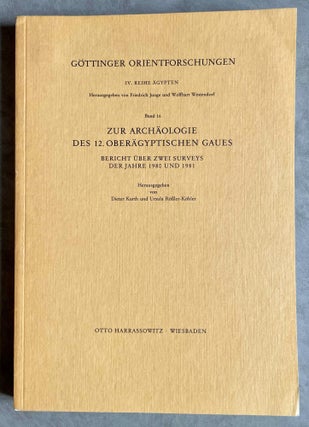 Item #M8564 Zur Archäologie des 12. oberägyptischen Gaues. Bericht über zwei Surveys der Jahre...