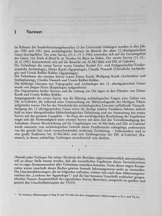 Zur Archäologie des 12. oberägyptischen Gaues. Bericht über zwei Surveys der Jahre 1980 und 1981.