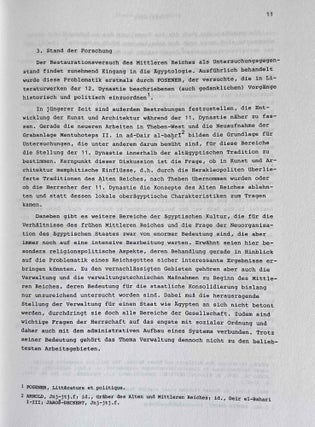 Kontinuität und Wandel in Politik und Verwaltung des frühen Mittleren Reiches in Ägypten
