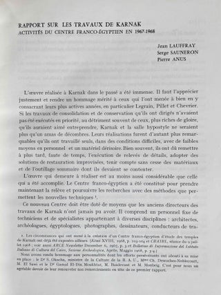 Cahiers de Karnak. Volumes I to IV.[newline]M8571-05.jpeg