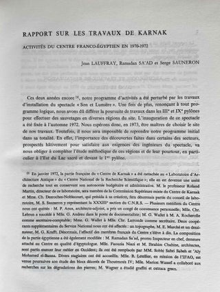 Cahiers de Karnak. Volumes I to IV.[newline]M8571-11.jpeg