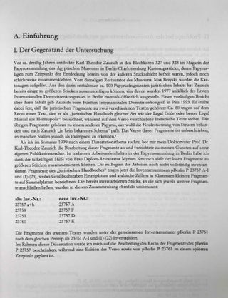 Ein demotisches juristisches Lehrbuch. Untersuchungen zu Papyrus Berlin P 23757 rto.[newline]M8573-05.jpeg