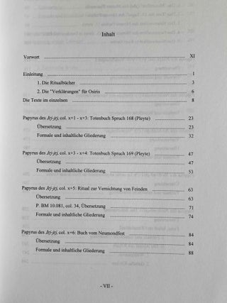 Spätzeitliche Osiris-Liturgien im Corpus der Asasif-Papyri. Übersetzung, Kommentar, Formale und inhaltliche Analyse.[newline]M8586-02.jpeg