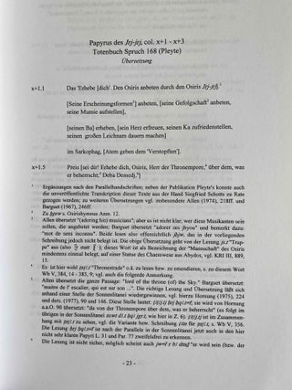 Spätzeitliche Osiris-Liturgien im Corpus der Asasif-Papyri. Übersetzung, Kommentar, Formale und inhaltliche Analyse.[newline]M8586-06.jpeg