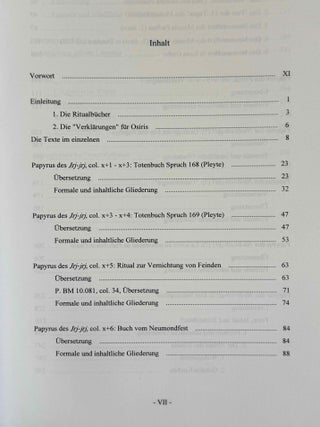 Sp&auml;tzeitliche Osiris-Liturgien im Corpus der Asasif-Papyri. &Uuml;bersetzung, Kommentar, Formale und inhaltliche Analyse.[newline]M8586b-02.jpeg