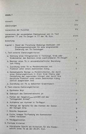 Untersuchungen zu den Totenbuch-Papyri der 18. Dynastie. Kriterien ihrer Datierung.