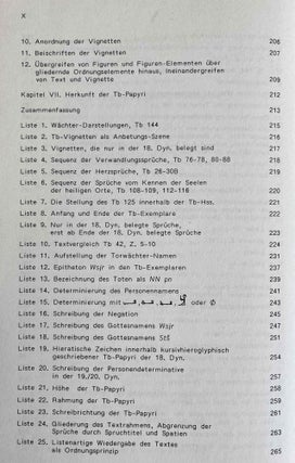 Untersuchungen zu den Totenbuch-Papyri der 18. Dynastie. Kriterien ihrer Datierung.