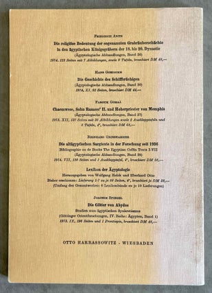 Bibliographie der hieratischen und hieroglyphischen Papyri