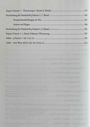 Papyrus Tamerit 1. Ein Ritualpapyrus der ägyptischen Spätzeit.