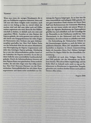 Papyrus Tamerit 1. Ein Ritualpapyrus der ägyptischen Spätzeit.