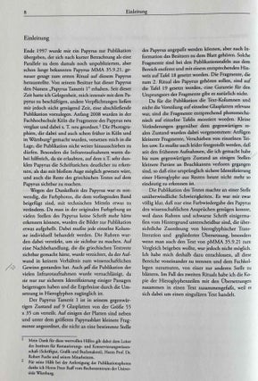Papyrus Tamerit 1. Ein Ritualpapyrus der ägyptischen Spätzeit.