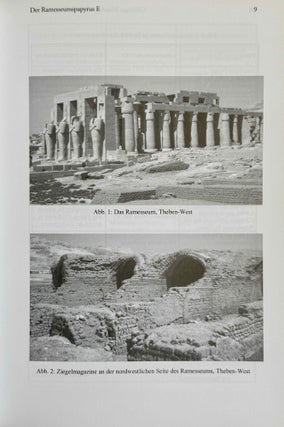 Der Ramesseumspapyrus E. Ein Ritualbuch für Bestattungen aus dem Mittleren Reich.