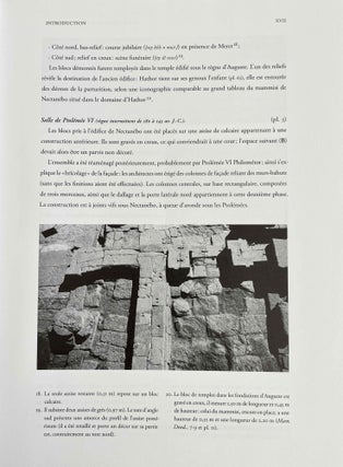 Dendara. Le temple d'Isis. Vol. I: Textes. Vol. II: Planches (complete set)[newline]M8610-13.jpeg