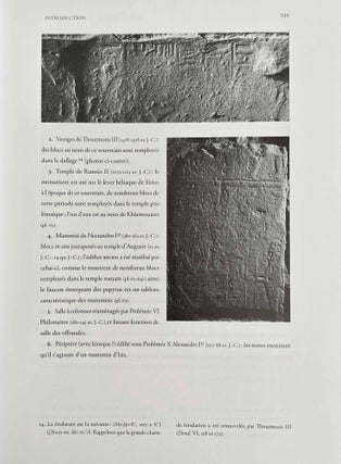 Dendara. Le temple d'Isis. Vol. I: Textes. Vol. II: Planches (complete set)[newline]M8610-15.jpeg
