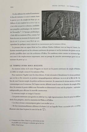 Dendara. Le temple d'Isis. Vol. I: Textes. Vol. II: Planches (complete set)[newline]M8610-18.jpeg