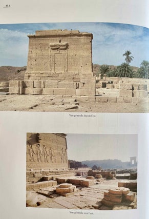 Dendara. Le temple d'Isis. Vol. I: Textes. Vol. II: Planches (complete set)[newline]M8610-26.jpeg