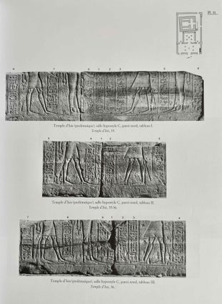 Dendara. Le temple d'Isis. Vol. I: Textes. Vol. II: Planches (complete set)[newline]M8610-27.jpeg